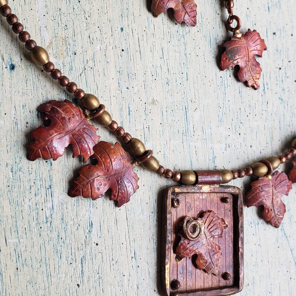 Copper Leaf Set - image 3